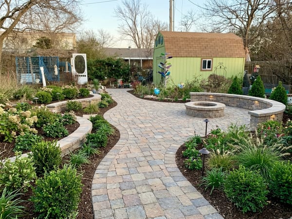After: Paver Patio & Outdoor Living design